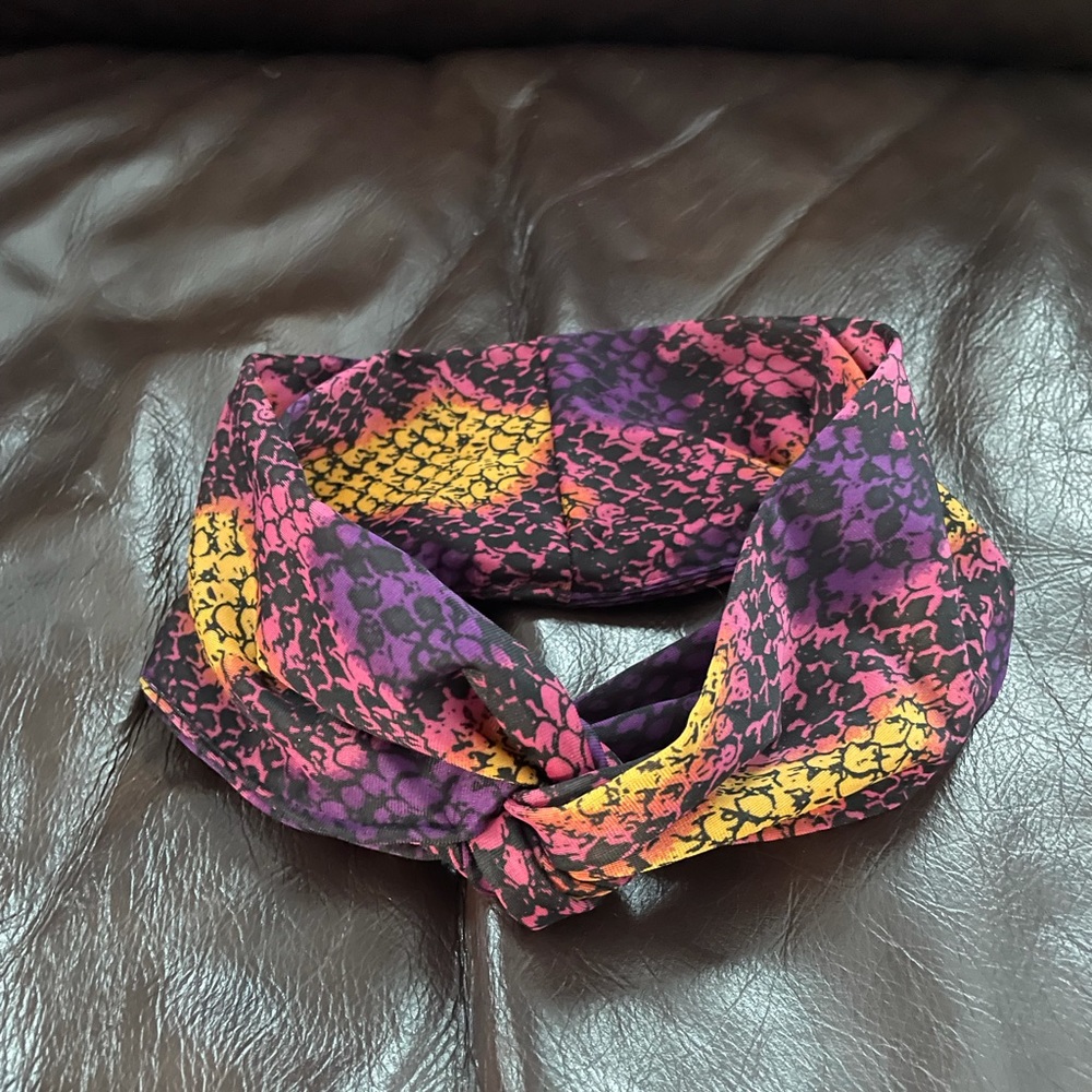 Ladies’ silk infinity band headband